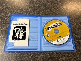 Used Yakuza Like a Dragon Sony PlayStation 5 PS5 Game Disc w/Case